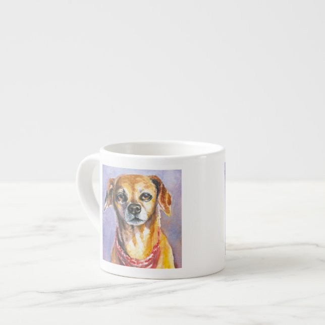 Hund 2 espressotasse (Vorderseite Links)