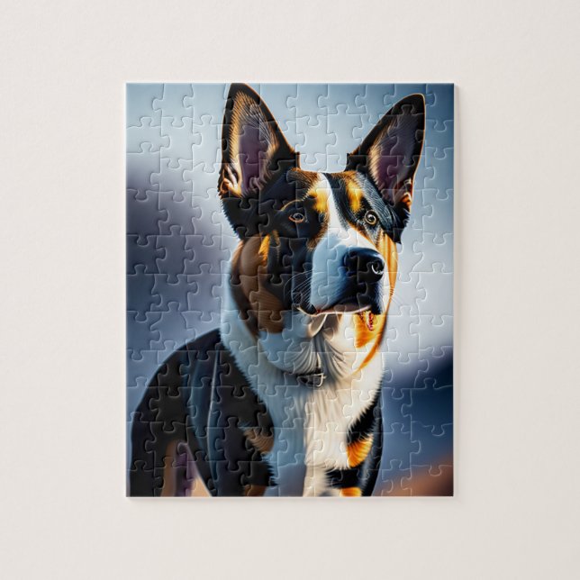 Hund 3D Puzzle (Vertikal)