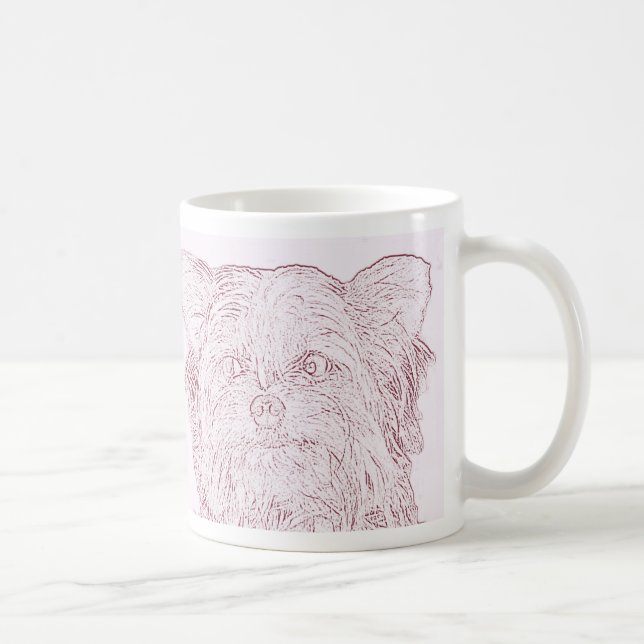 Hund 4 Sketch, Tasse (Rechts)