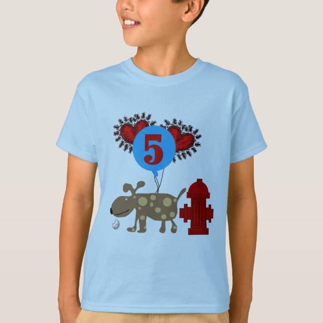 Hund 5th Birthday Shirts und Geschenke (Vorderseite)