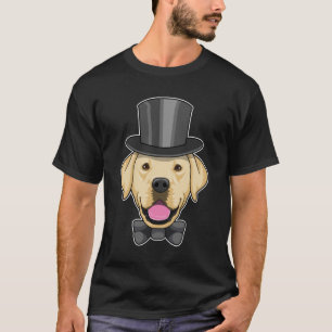 Hund als Bräutigam mit Fliege T-Shirt