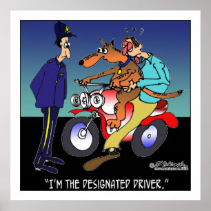 Hund als festgelegter Treiber Poster