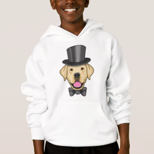 Hund als Groom mit Bow Hoodie