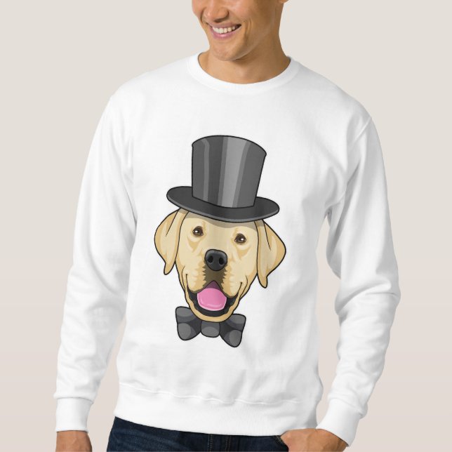 Hund als Groom mit Bow Sweatshirt (Vorderseite)