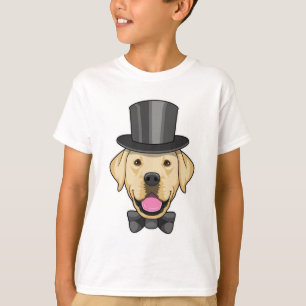 Hund als Groom mit Bow T-Shirt