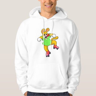 Hund als Inline-Skater mit Inline-Skaten Hoodie