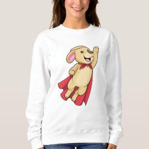 Hund als Superheld mit Kap Sweatshirt