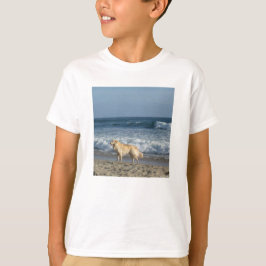 Hund am Strand T-Shirt