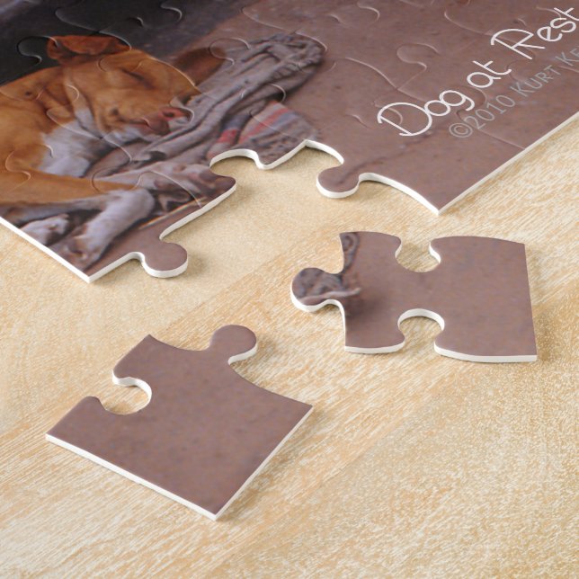 Hund an der Erholung Puzzle (Seite)