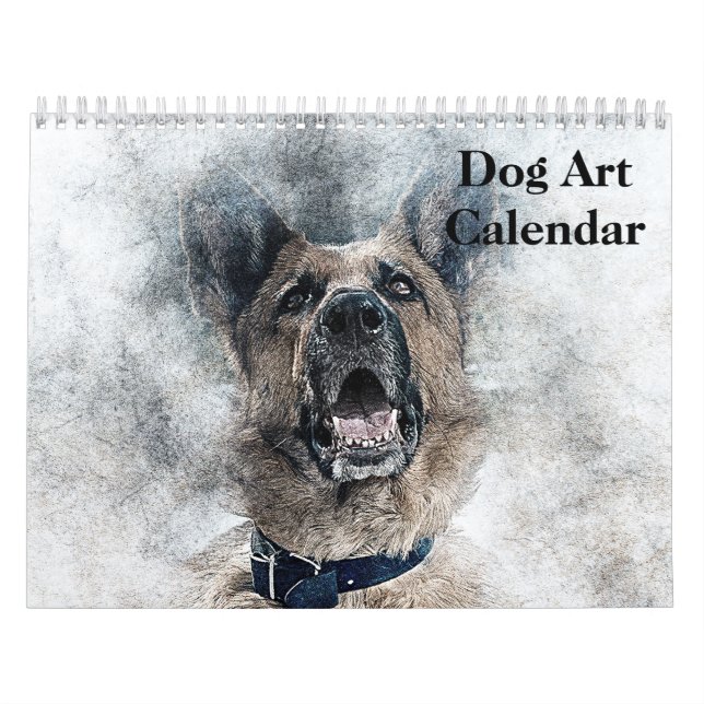 Hund Art. 2025 Kalender (Titelbild)