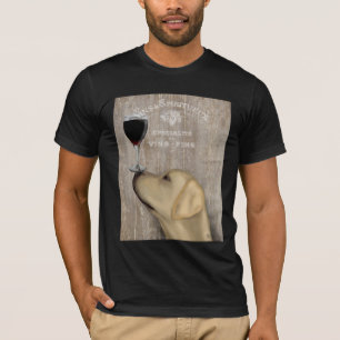 Hund Au Vin Yellow Labrador T-Shirt
