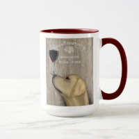 Hund Au Vin Yellow Labrador