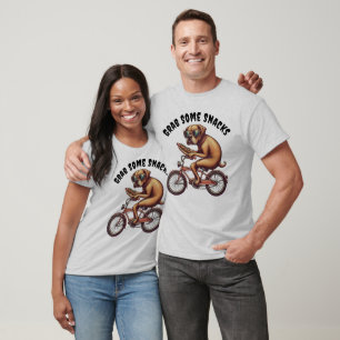 Hund auf dem Fahrrad " Schnappen Sie sich ein paar T-Shirt