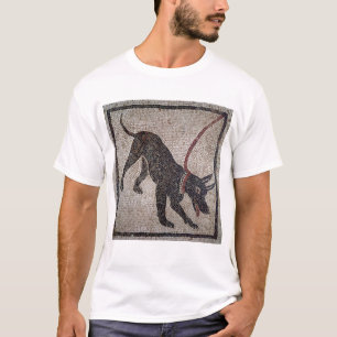 Hund auf einer Leine, von Pompeji T-Shirt