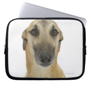 Hund auf Weiß 41 Laptopschutzhülle