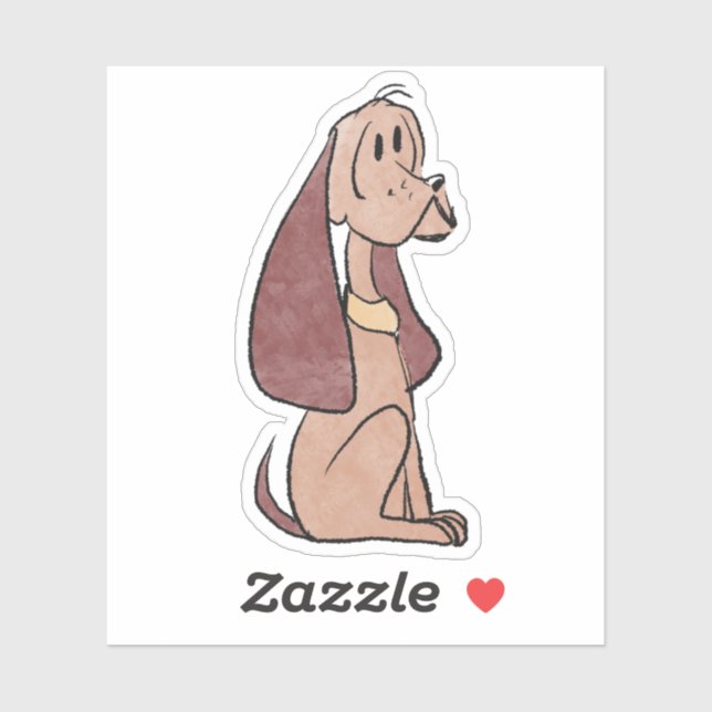 Hund Aufkleber (Blatt)