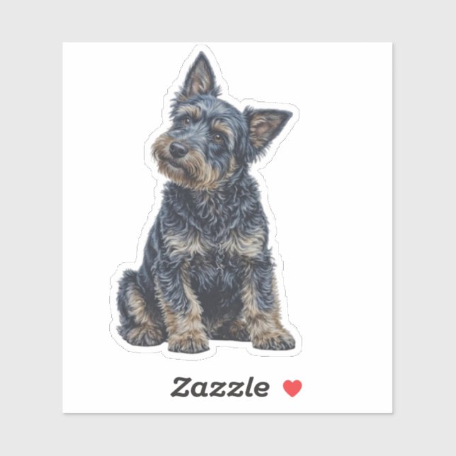 Hund Aufkleber (Blatt)