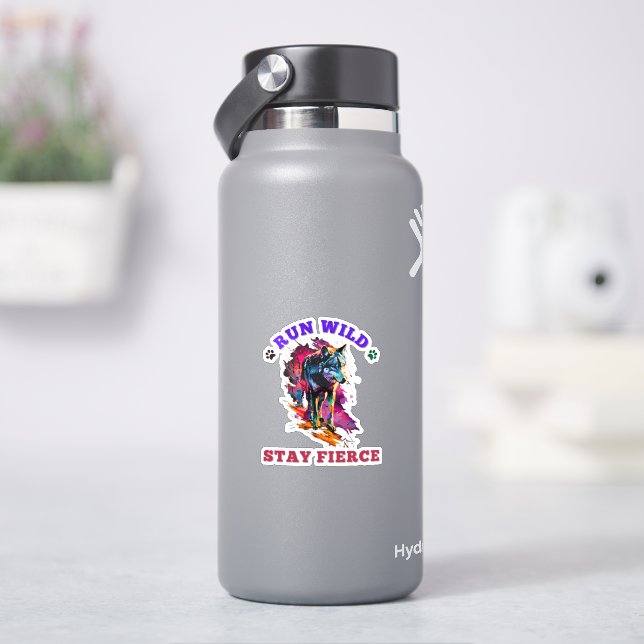 Hund Aufkleber (HydroFlask)
