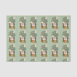 Hund aus dem Tissue Paper Saint Patrick Seidenpapier