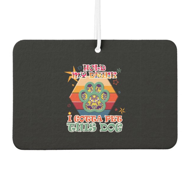 Hund Autolufterfrischer (Vorderseite)