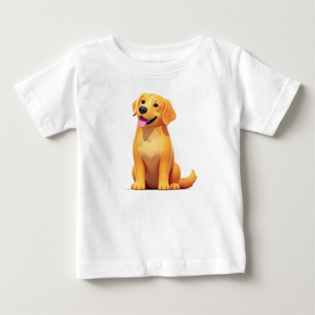 Hund  baby t-shirt (Vorderseite)