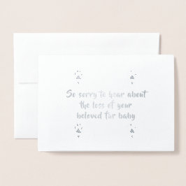 Hund-Beileid-Karte von dalDesignNZ Folienkarte