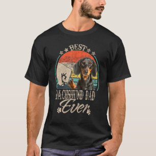 Hund - Beste Dackel Vater je T-Shirt