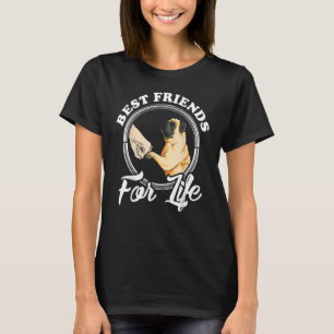 Hund beste Freunde Möpse für Väter Jungen Tier T-Shirt