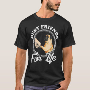 Hund beste Freunde Möpse für Väter Jungen Tier T-Shirt