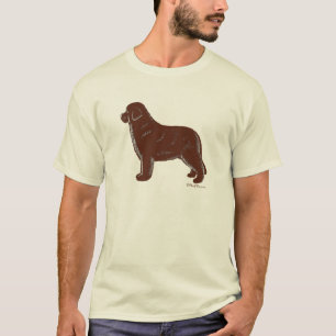 Hund Browns Neufundland T-Shirt