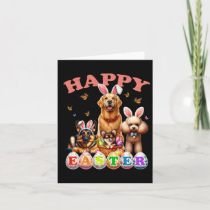 Hund Bunny Oars Happy Ostereier Hunt Christliches Karte