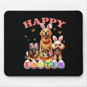 Hund Bunny Oars Happy Ostereier Hunt Christliches  Mousepad