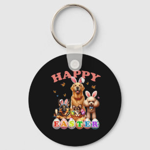 Hund Bunny Oars Happy Ostereier Hunt Christliches Schlüsselanhänger