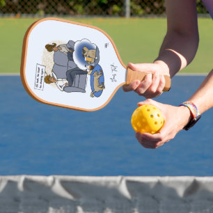 Hund Chasing Dream Pickleball Schläger