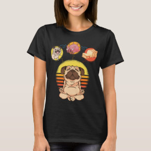Hund Corgi Tier süßer Hund zeigt auf anderen T-Shirt
