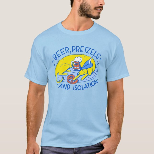 Hund-Coronavirus-Hund T-Shirt (Vorderseite)