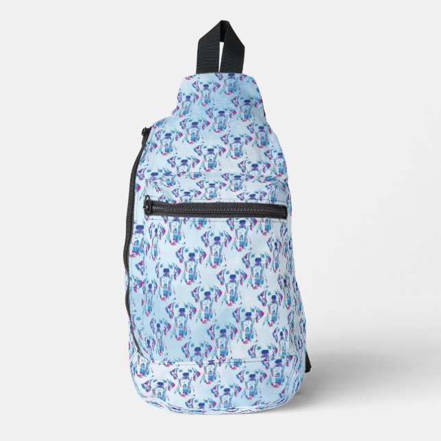 Hund Crossbody Bag (Vorderseite)