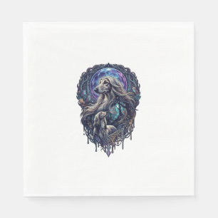 Hund Crystal Moon Enchanted Forest_1 Serviette