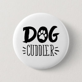 Hund Cuddler Hund Happy Cuddler Gezeichnet Paw Button