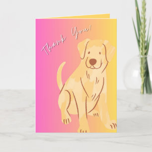 Hund Dankeschön Karte, Niedliche Wertungskarte Dankeskarte