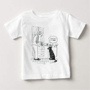 Hund, der älter wird baby t-shirt