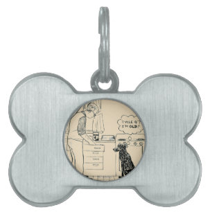 Hund, der älter wird tiermarke