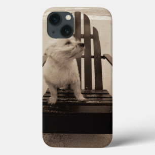 Hund, der den Strand genießt iPhone 13 Hülle