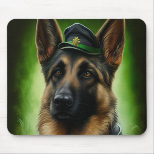 Hund der Deutschen Schäferhunde in St. Patrick's D Mousepad
