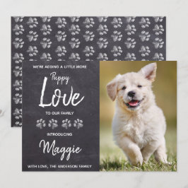 Hund der Liebe für Welpen Ankündigung