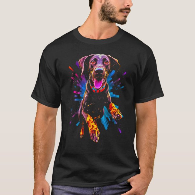 Hund Deutsch Kurzhahn T-Shirt (Vorderseite)