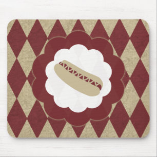 Hund-Diamanten Mousepad