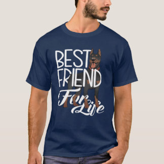Hund Dobermann Besitzer Freunde lustig T-Shirt