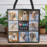 Hund du hattest mich WOOF Custom 8 Foto Collage Re<br><div class="desc">Mit unserem "You Had Me at WOOF" Totbeutel, der perfekten Ergänzung zu den Accessoires von Hundeliebhabern. Diese Hundetasche ist modern und niedlich gestaltet und bietet Platz für bis zu 8 Aufnahmen Ihres geliebten Tieres. Es ist eine großartige Möglichkeit, Ihren wütenden Freund zu präsentieren und die besondere Bindung zu feiern, die...</div>