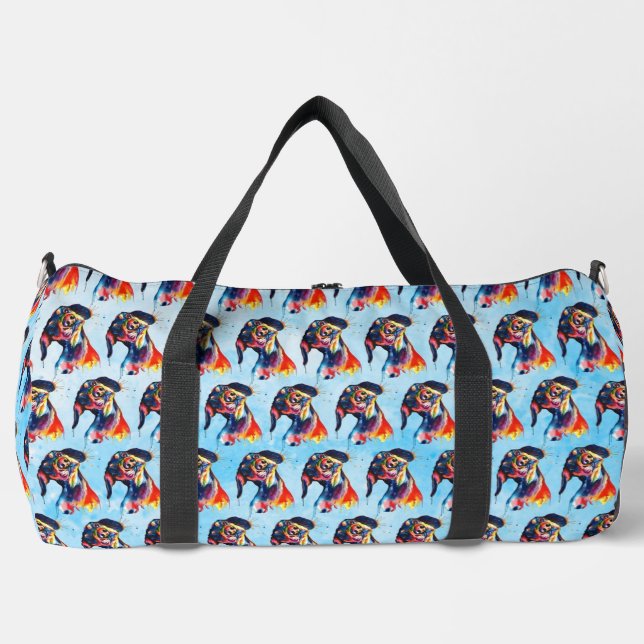 Hund Duffle Bag (Vorderseite)